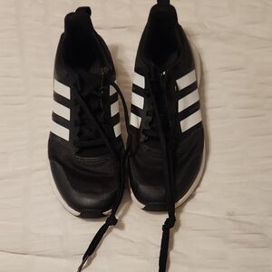 Adidas Black and White Athletic Shoes